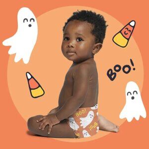 Hello Bello Baby Halloween Ghost Print Premium Diapers Size 2